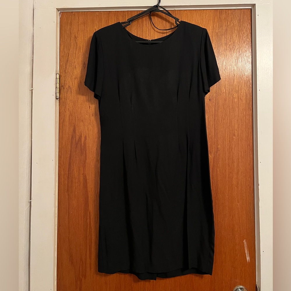 John Roberts Short Sleeve Black Dress